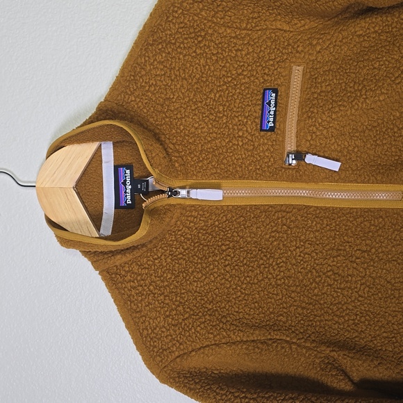 Patagonia Retro Pile Marsupial Brown Sherpa Fleece Pullover Size Xs NwOT. - Picture 3 of 8